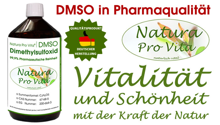 DMSO in Pharmaqualität von NaturaProVita - hochwirksame Transportsubstanz