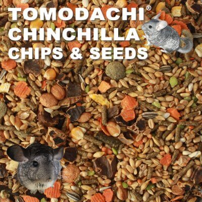 Chinchillafutter von Tomodachi - Sie müssen nichts mehr hinzufüttern - das Tomodachi Chinchillafutter ist ein Hauptfutter für alle Chinchillas, hochwertige. leckere und beliebte Futtermischung mit viel leckerm Gemüse.