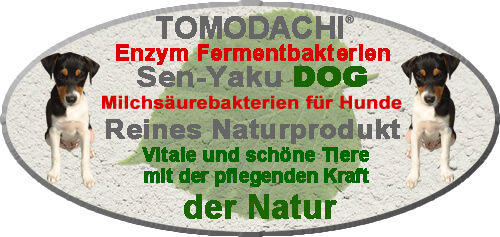Tomodachi Nahrungsergänzungsmittel für Hunde - aktive Milchsäurebakterien für eine gesunde Ernährung bei Hunden aller Rassen.