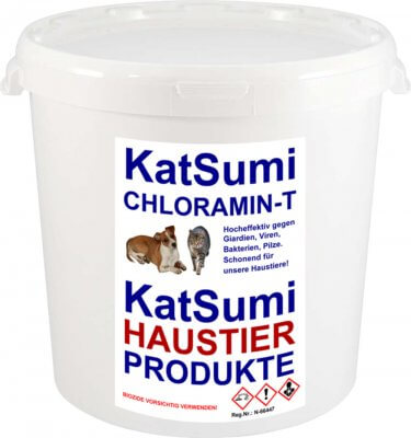 Katsumi Chloramin-T mit verbesserter Wirkstoff Formel gegen Giardien